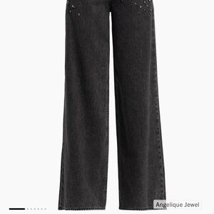 Rag & Bone Sofie Embellished High-Rise Jean